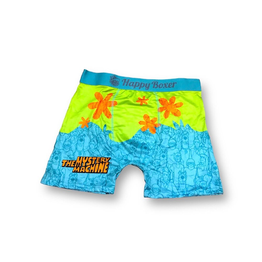 Happy Boxer Scooby-Doo! Men's Boxer Brief & Crew Sock Set - Small